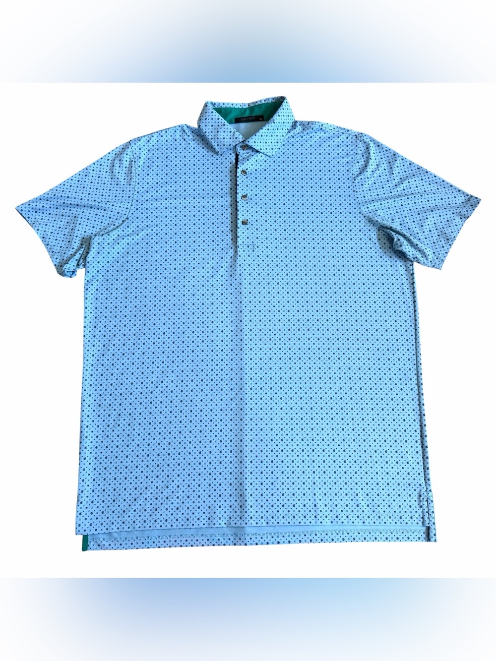 Greyson Men’s Triple Threat Icon Performance Golf Polo Shirt Sz XL Blue NWOT